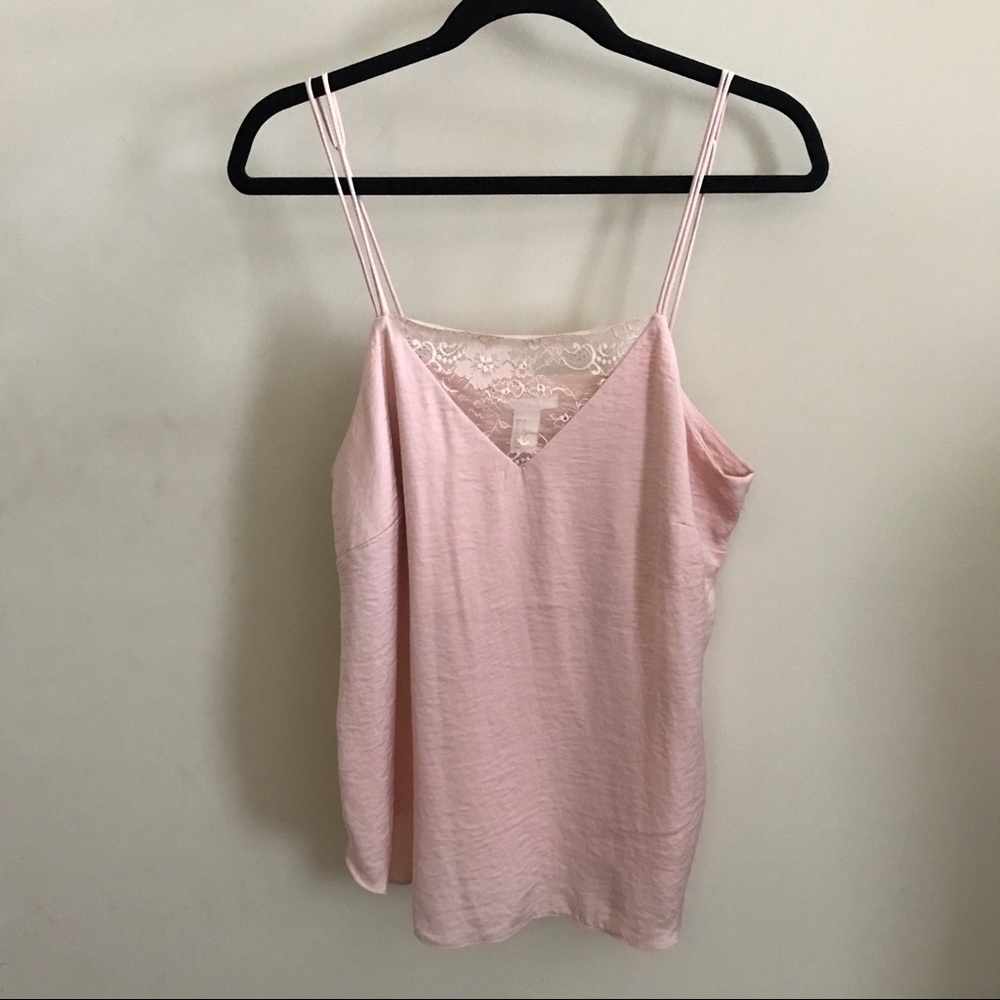 Re-Posh H&M Blush Lace & Silky Cami